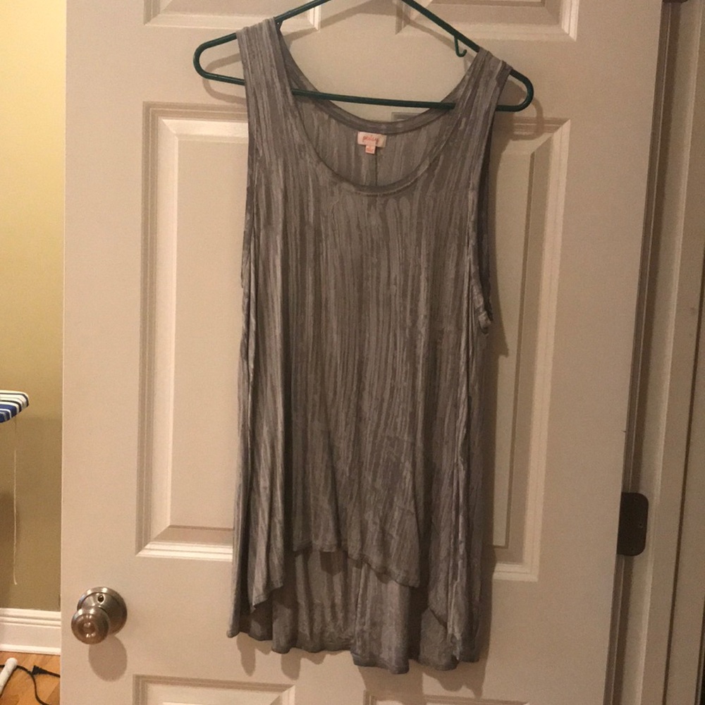 Gray watercolor Tank